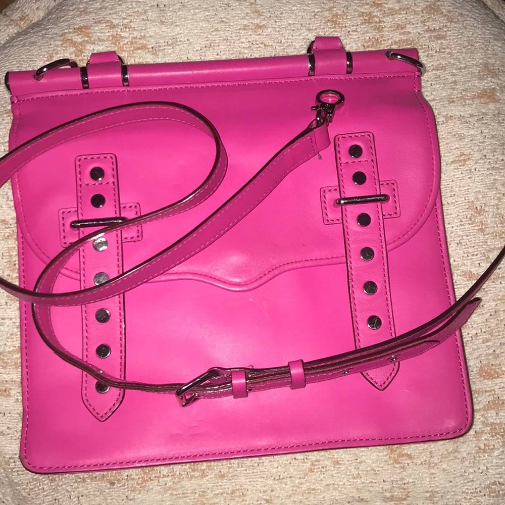 Rebecca Minkoff hot pink jumbo purse